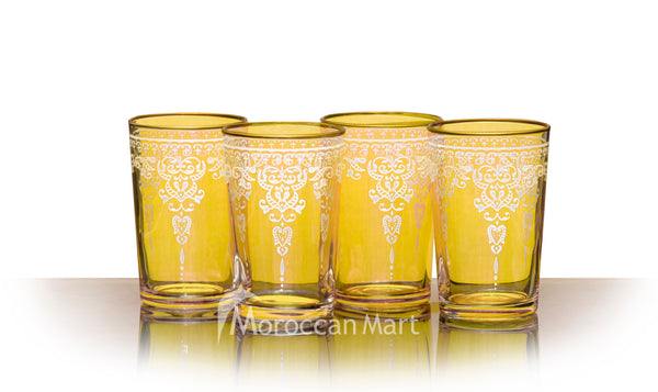 Morjana Relief Tea Glasses