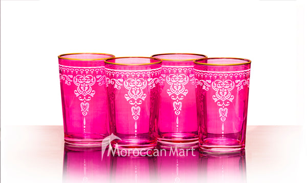 Morjana Relief Tea Glasses