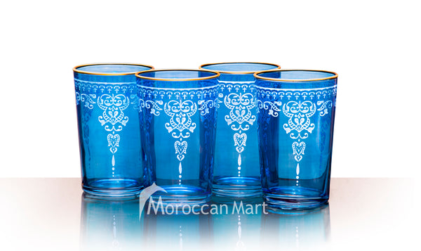 Morjana Relief Tea Glasses